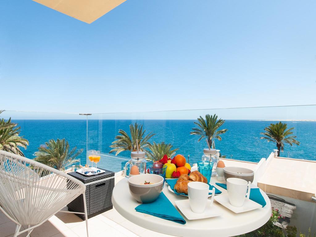 Seaviews & Terrace Apartment San Agustin Las Flores Eksteriør billede