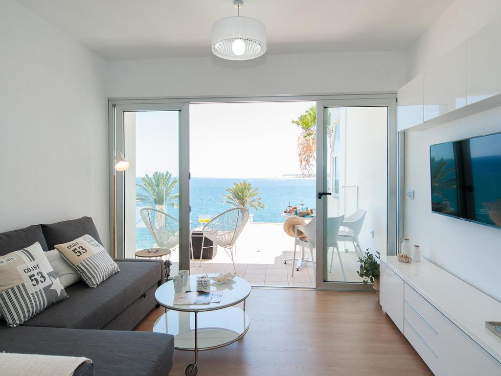 Seaviews & Terrace Apartment San Agustin Las Flores Eksteriør billede
